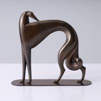 Karl Hagenauer Greyhound Sculpture, 12W - Sold for $4,480 on 05-16-2026 (Lot 386).jpg